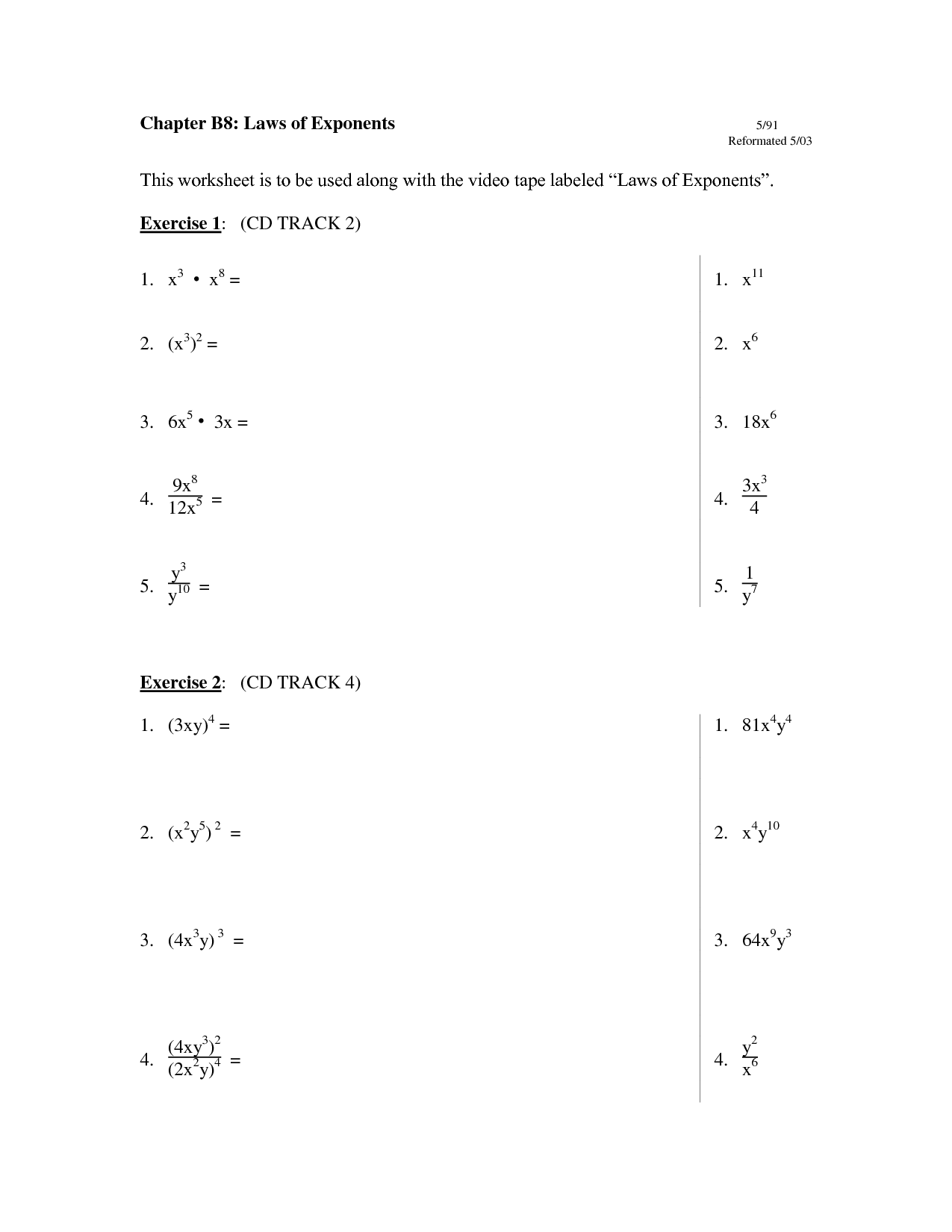 16 Best Images of Exponent Practice Worksheet  Exponents Worksheets, Exponents Worksheets 6th 