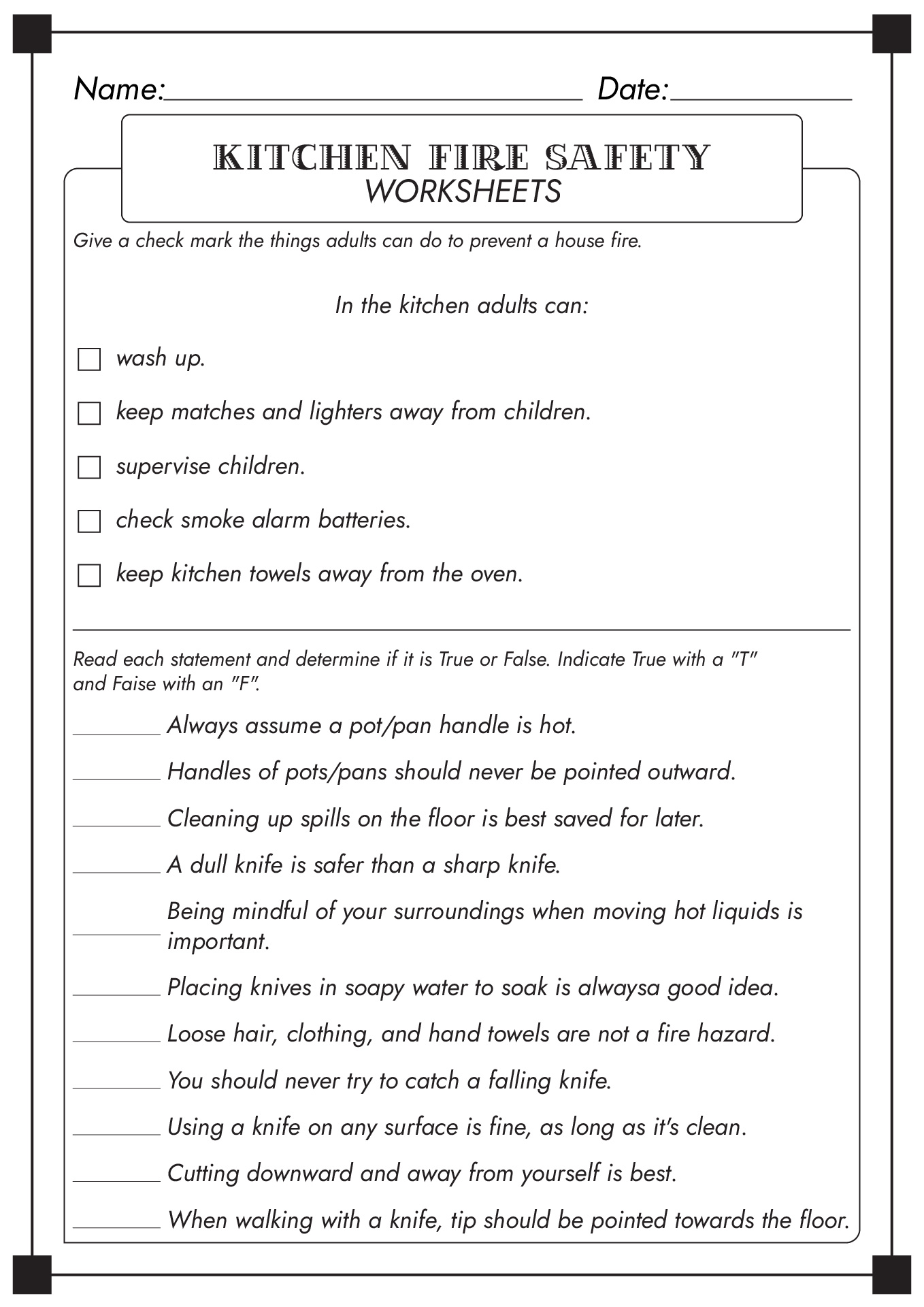 safety-in-the-kitchen-worksheets-free