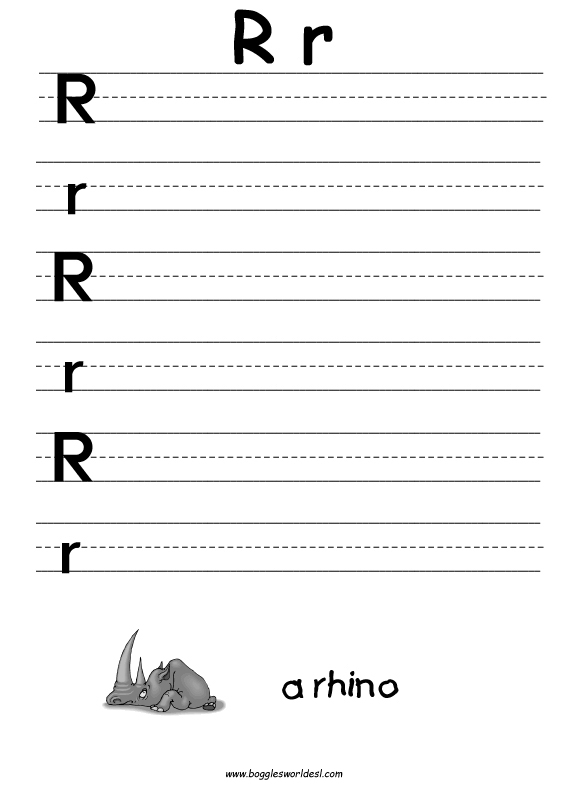 16 Best Images of R Worksheets For Preschool - Letter R Practice