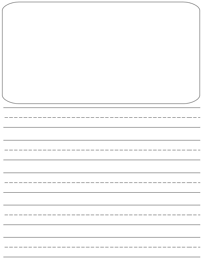 Story Writing Paper Printable