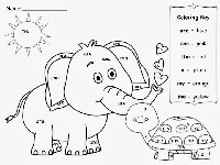 Color by Sight Word Coloring Page