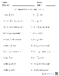 Whole Number Fraction Worksheet