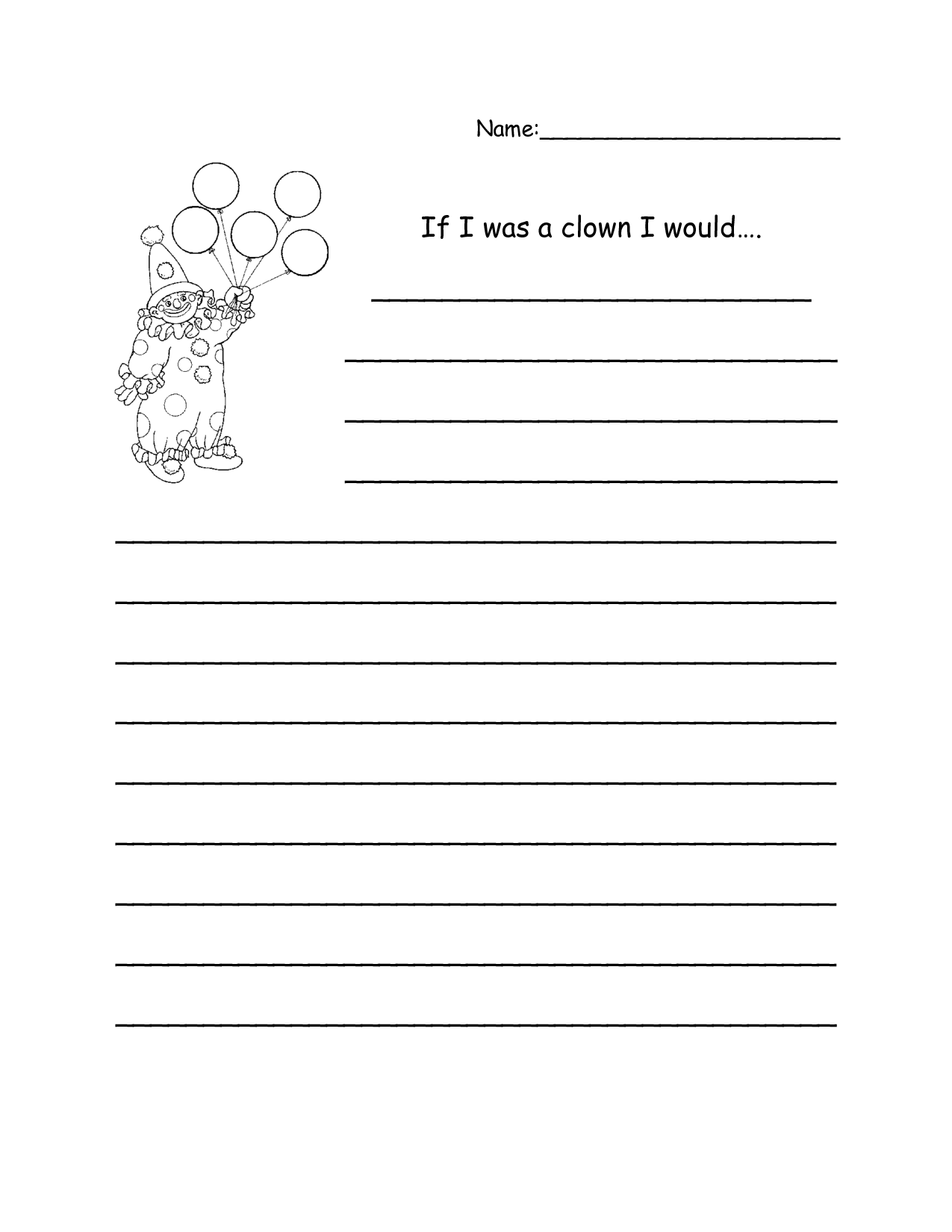 creative writing prompts for second graders