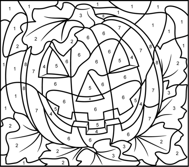 13 Best Images of Mystery Math Color Worksheet - Halloween Math