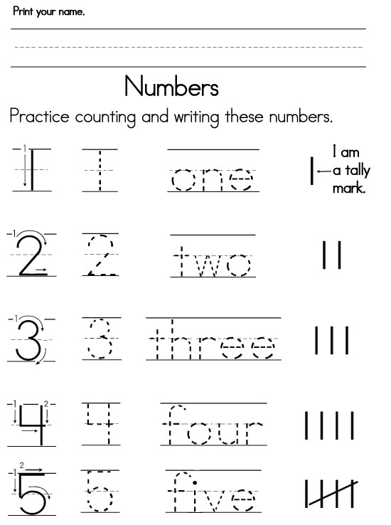 13 Best Images of Writing Numbers 1 5 Worksheets - Kindergarten Writing