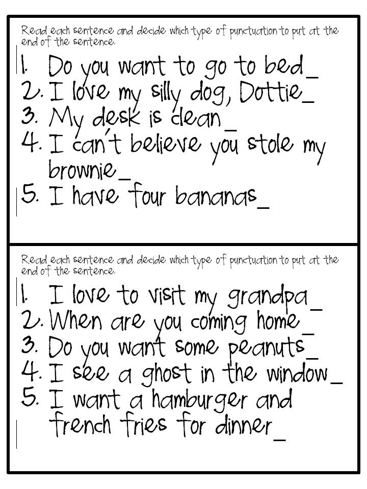 19 Best Images of Punctuation Worksheets Grade 3 - 2nd Grade Writing