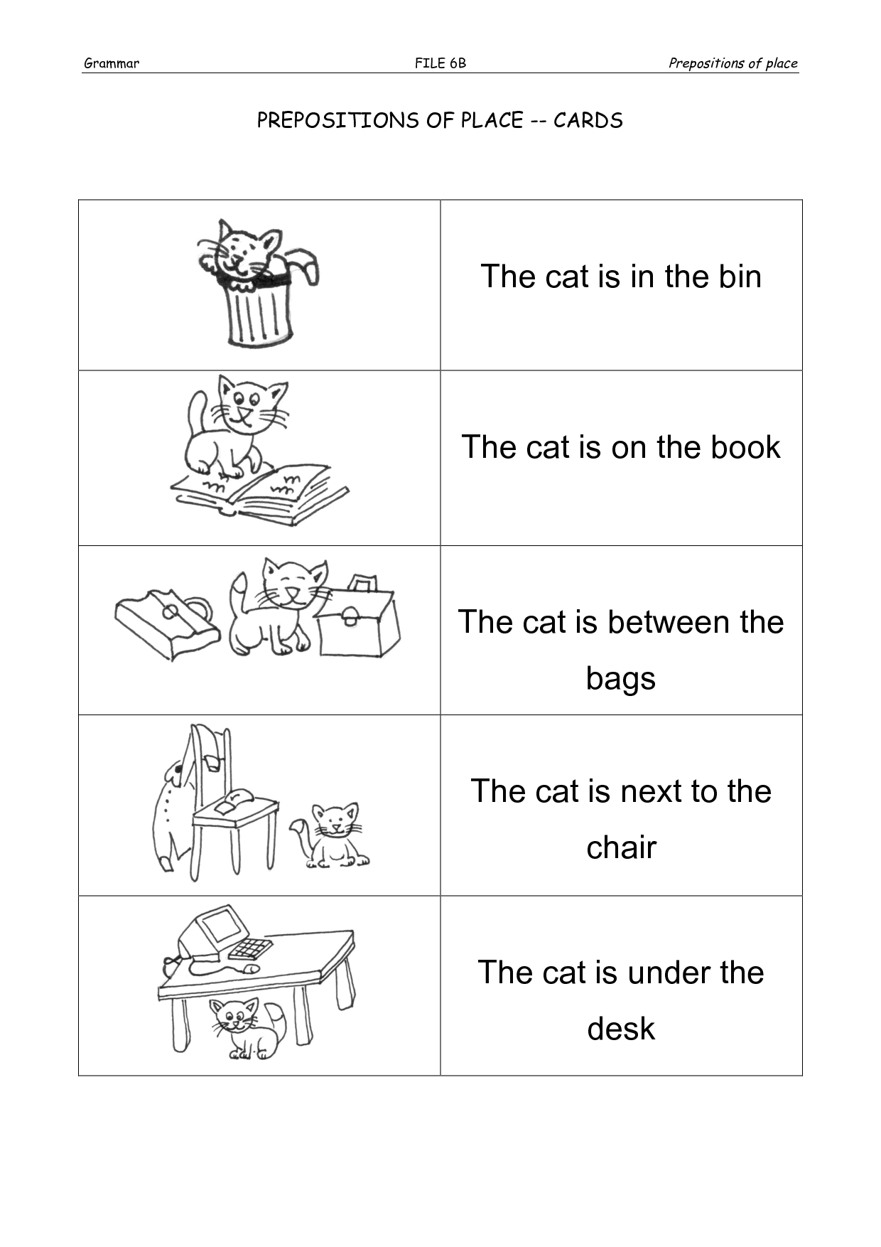 12 Best Images of Find The Preposition Worksheet - Exercises