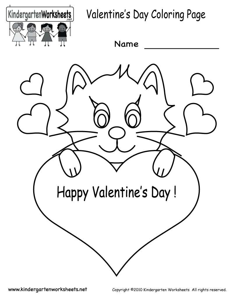 valentine day coloring pages and activity - photo #4