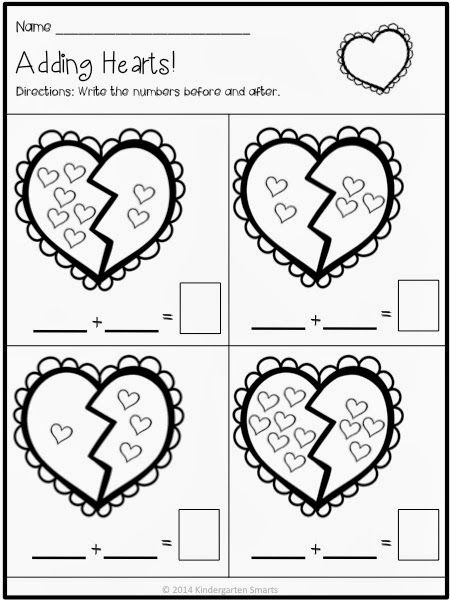 Valentine's Day Math Worksheets