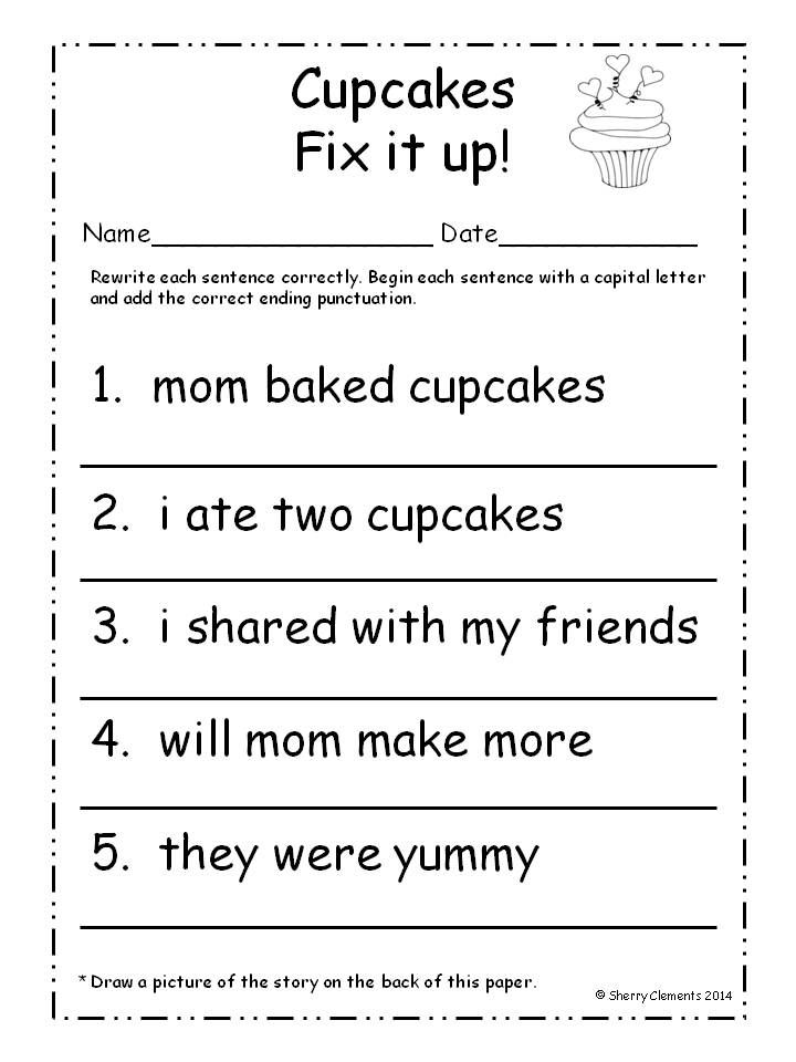 11 Best Images of Period Worksheet Grade 1 - Exclamation Sentences