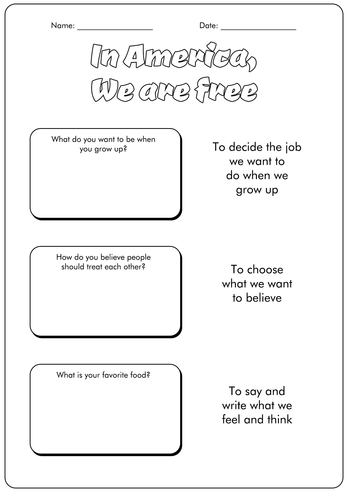 11 Best Images Of Constitution Activity Worksheets Constitution Day
