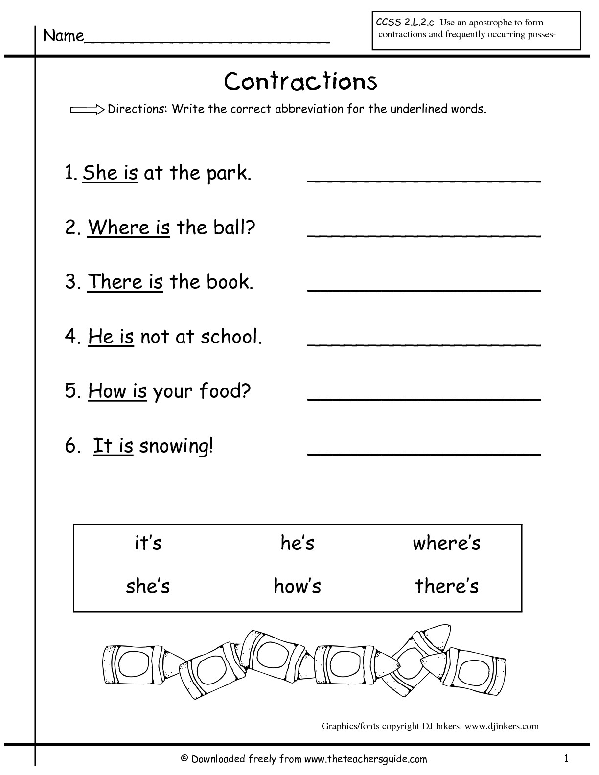 Science Worksheet For 1st Grade