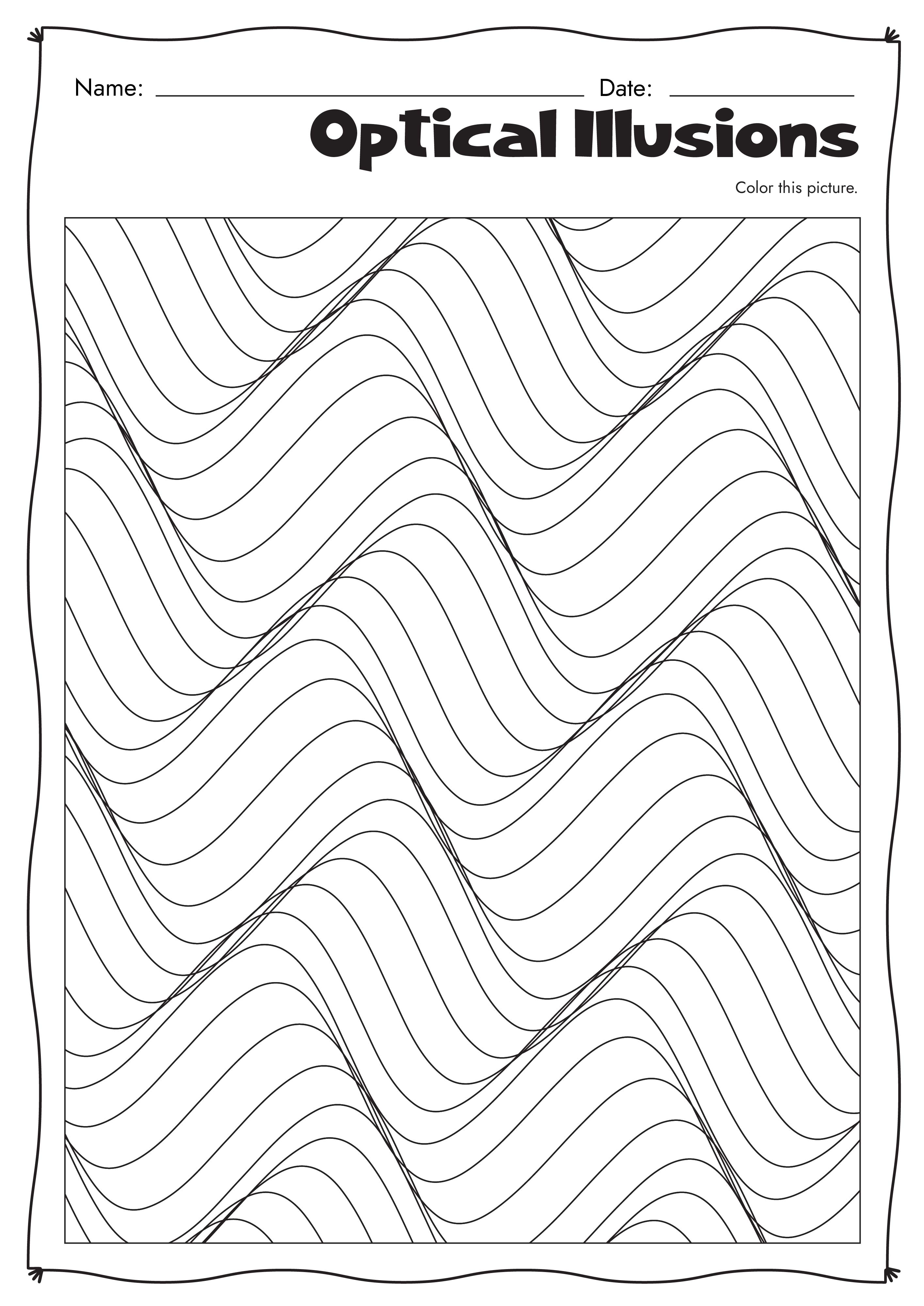 19 Best Images Of Op Art Worksheets Printable Op Art Lesson Worksheet 