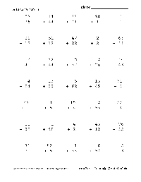 1st Grade Math Practice Worksheets