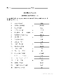 Significant Figures Worksheet and Answer Key