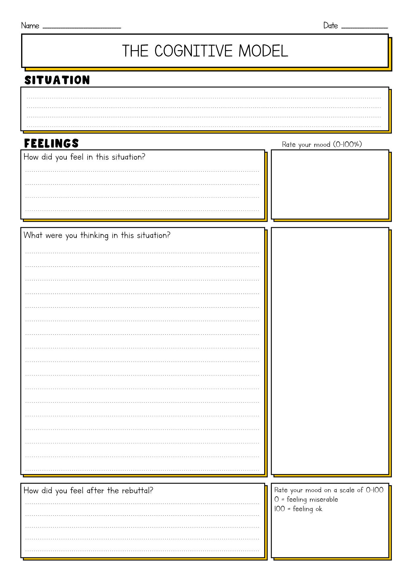 Therapy Worksheets Free