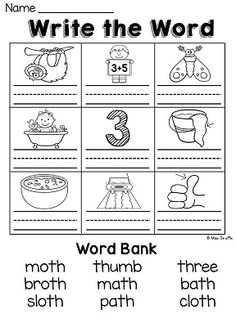 16 Best Images of Th Worksheets For Kindergarten - CH SH Th WH