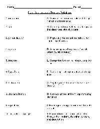 Definition Figurative Language Worksheets