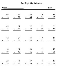 Math Addition Practice Sheets