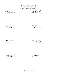 Two-Step Equations Worksheets 8th Grade Math