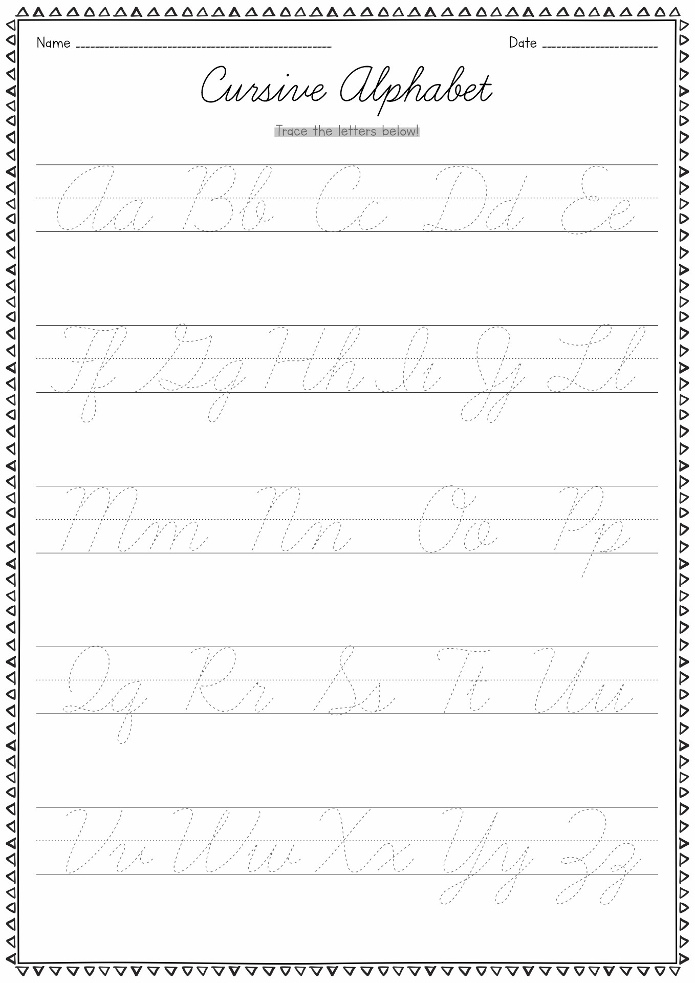 9 Best Images of Penmanship Practice Worksheets For Adults - Free