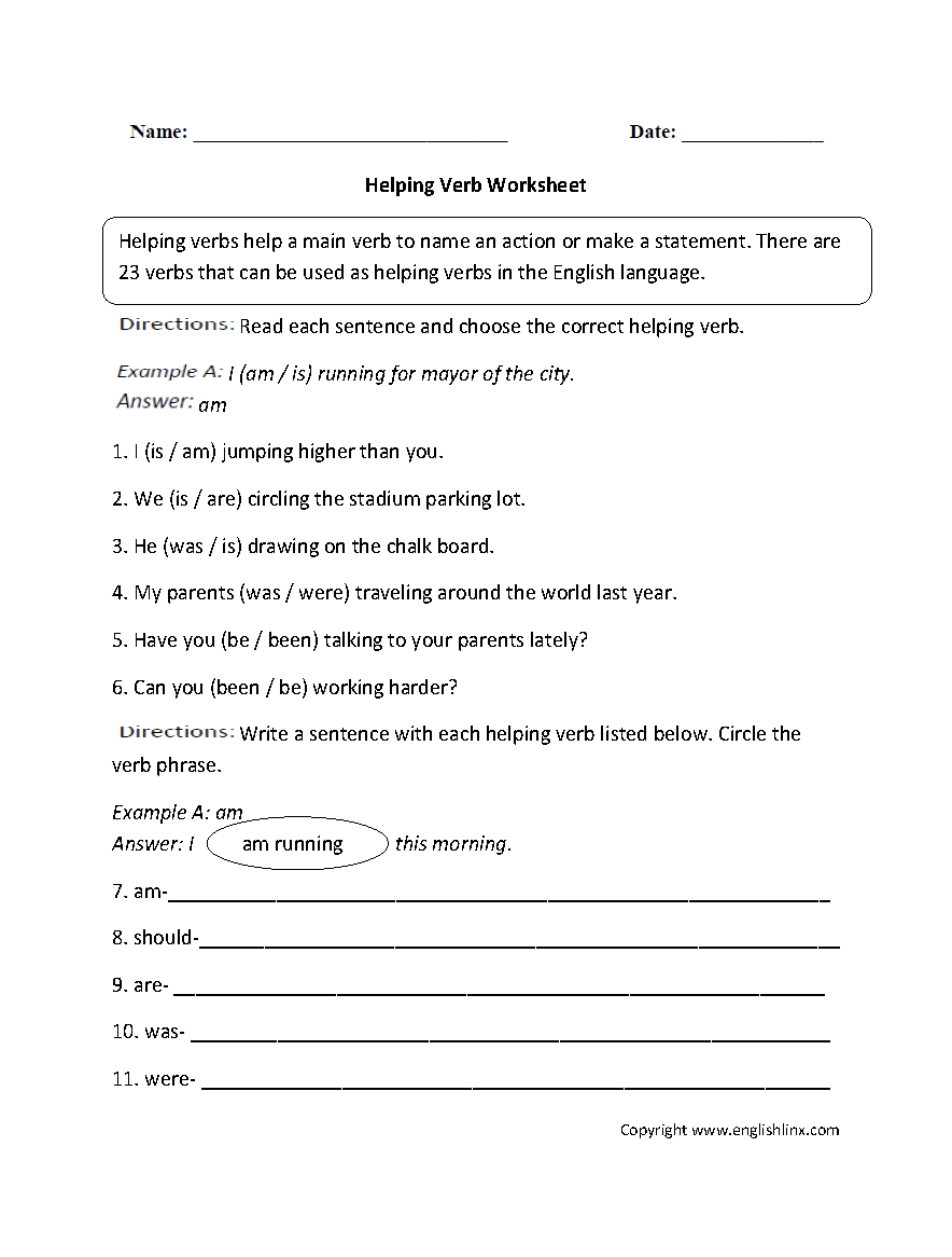 chart-of-linking-verbs