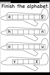 Alphabet Missing Letter Worksheet