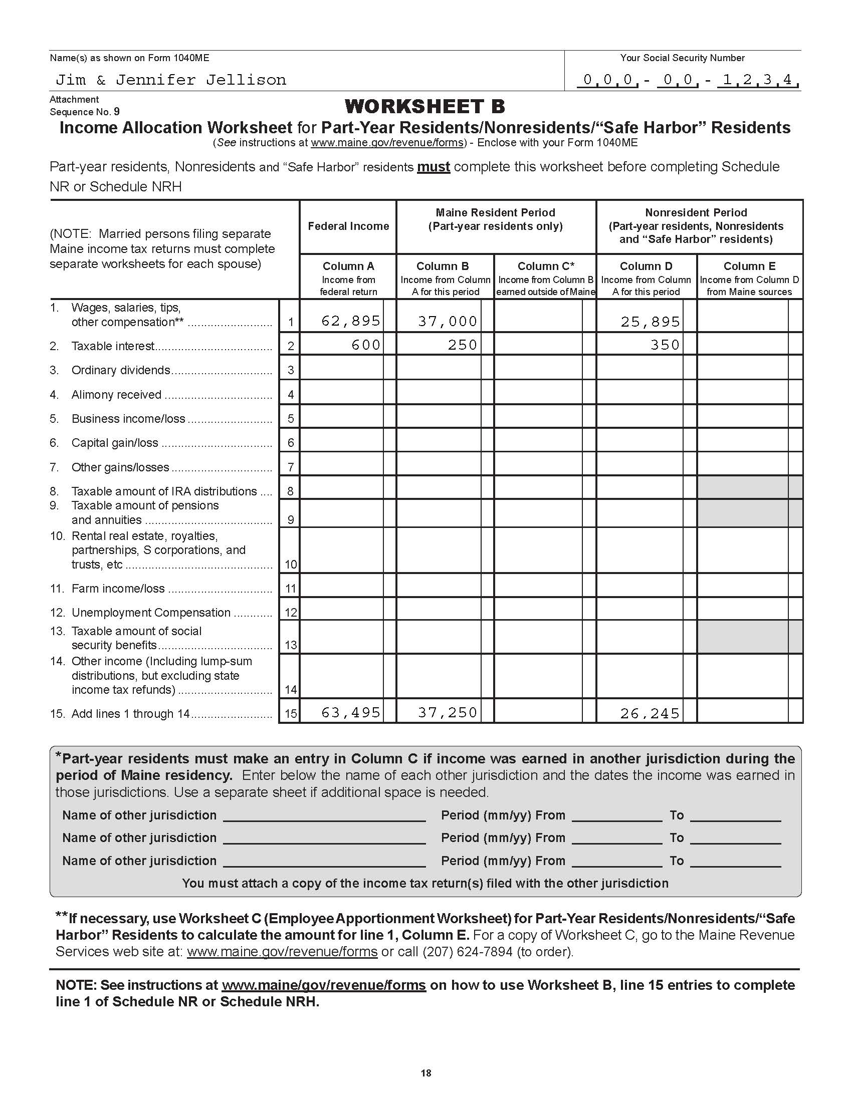 Government Tax Deduction Form