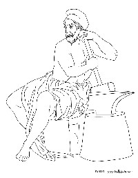 Hephaestus Greek God Coloring Page