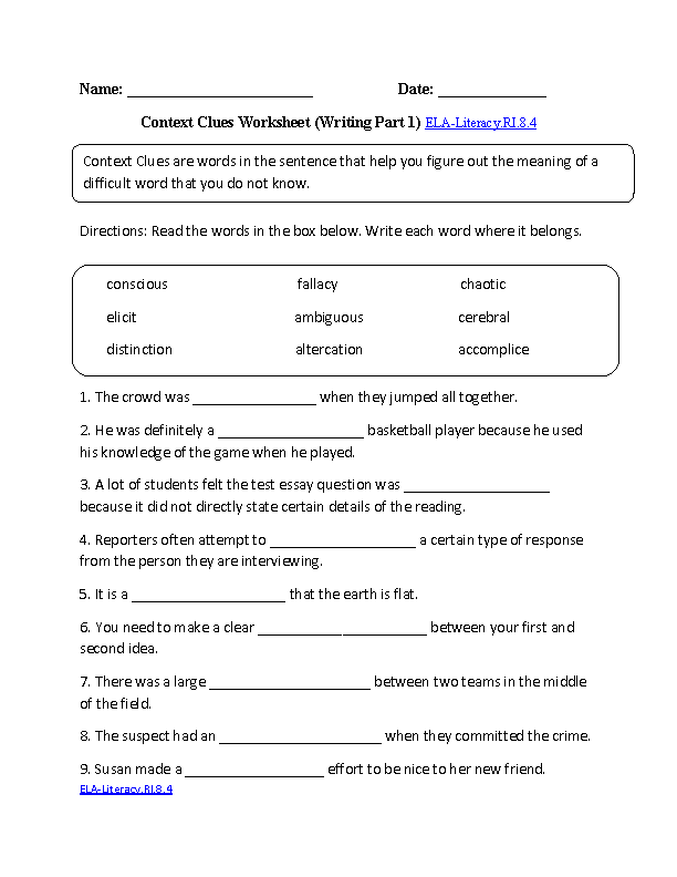 Text Structure Worksheet 4th Grade
