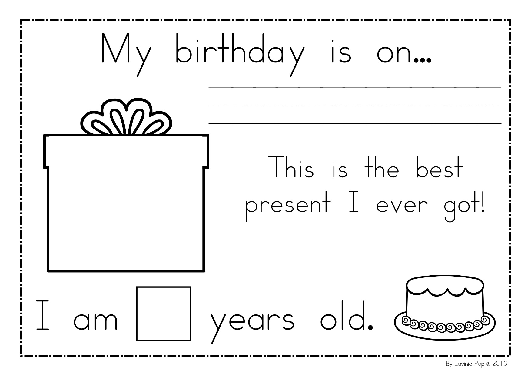 9 Best Images Of Birthday Party Worksheets Worksheets For Kids 