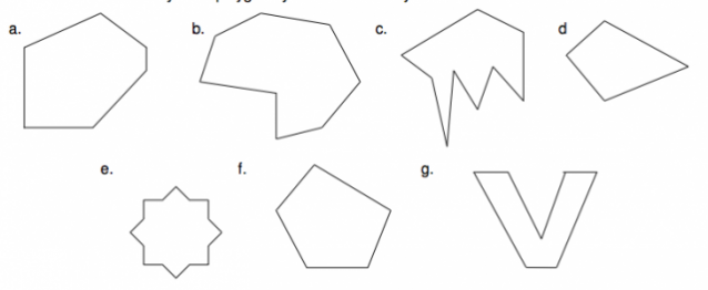 Concave or Convex Polygon Worksheet