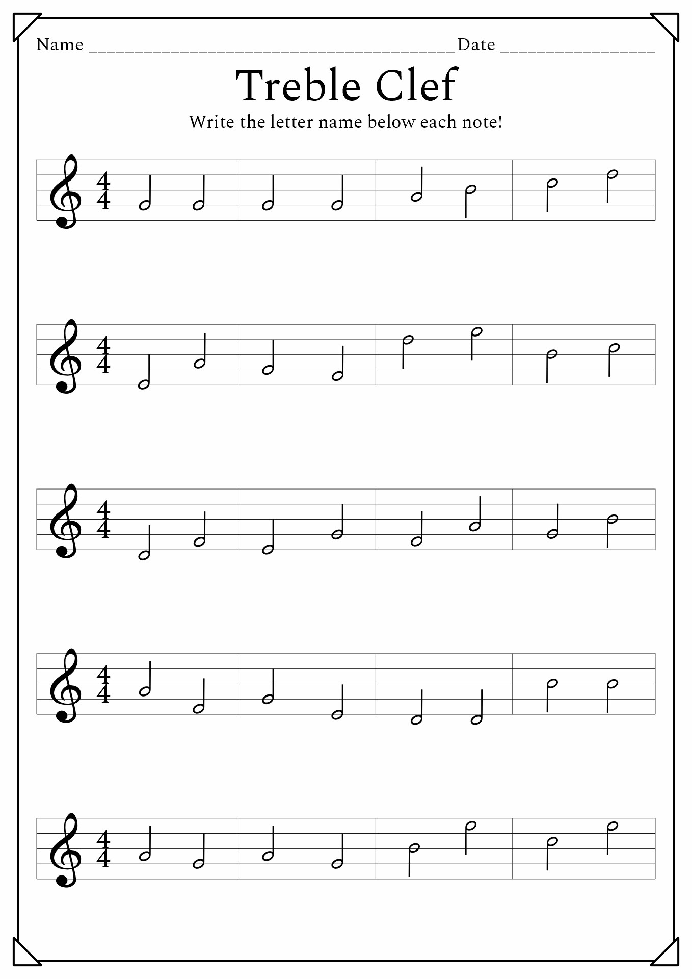 13 Best Images of Sight Reading Music Christmas Worksheet - Rhythm