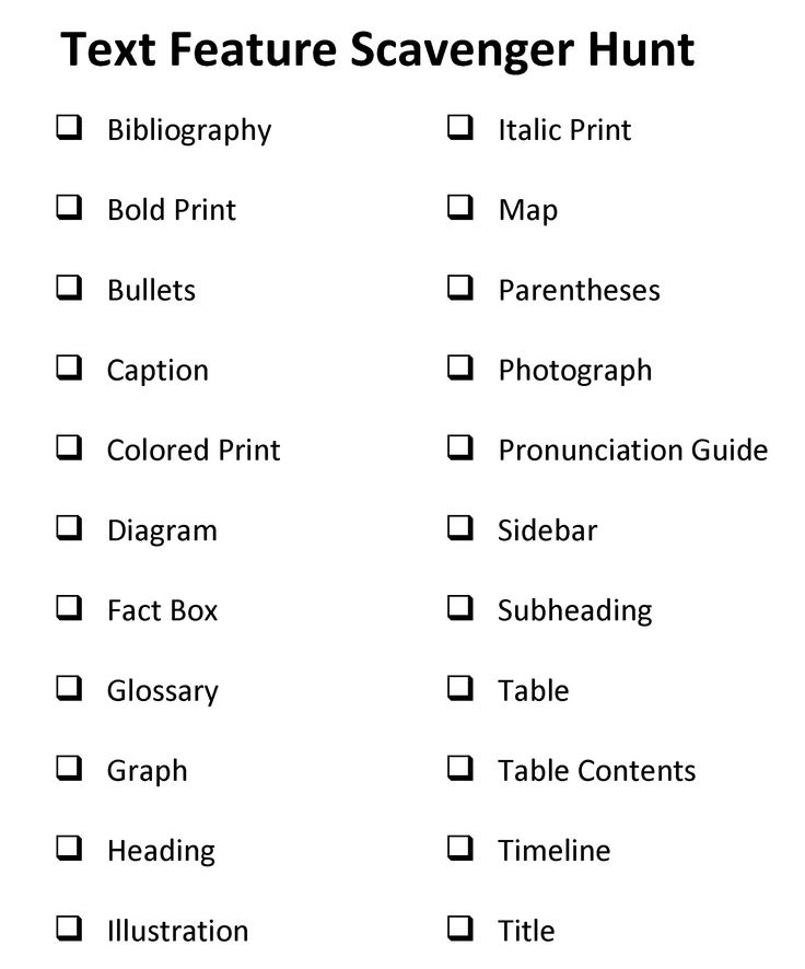 11 Best Images of Text Features Worksheet Printable - Nonfiction Text