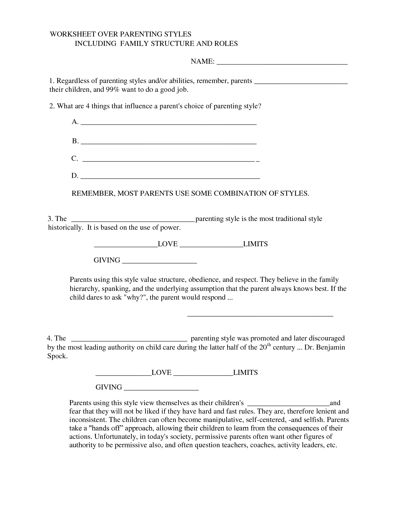 12 Best Images of Family Communication Worksheets  ParentChild Communication Worksheets 