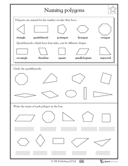Polygon Shapes Worksheets 5th Grade