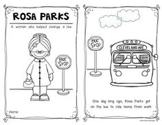 Rosa Parks Kindergarten Printables