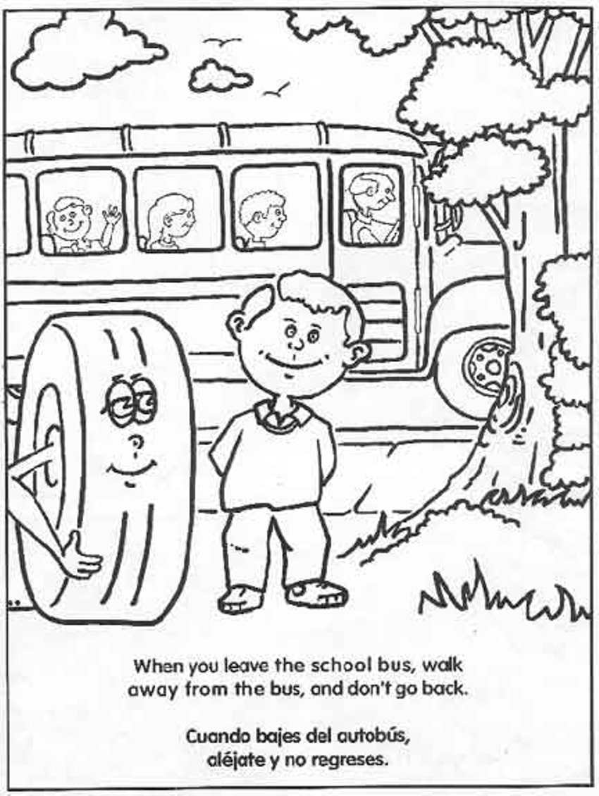 10 Best Images of School Safety Worksheets Printable Bus Safety Rules