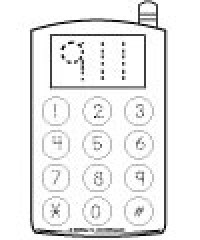 Preschool 911 Worksheet Phone