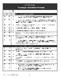 Preschool Teacher Observation Checklist