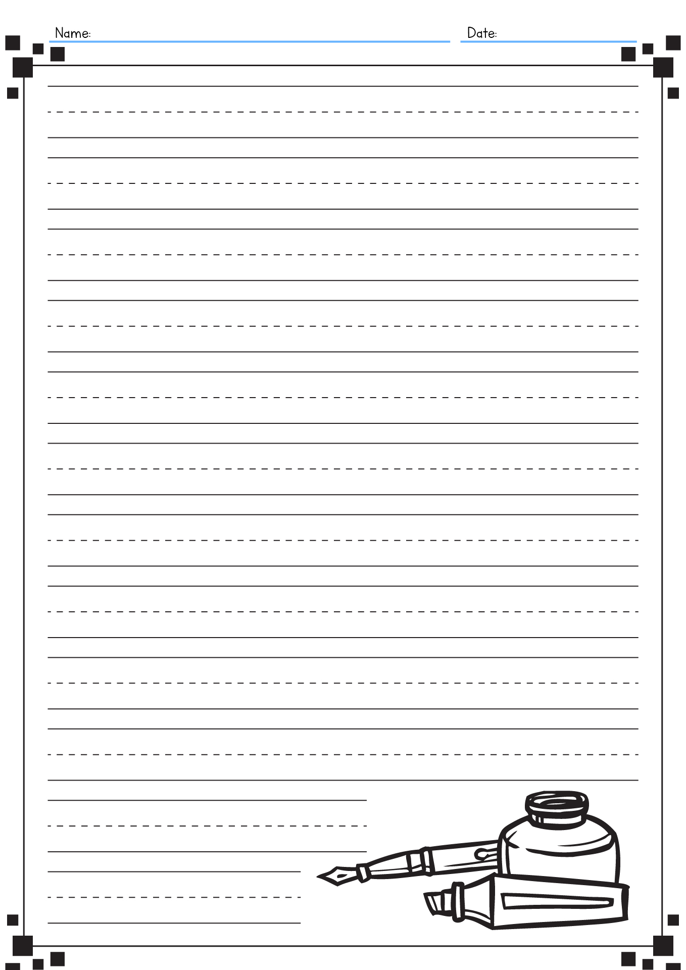 staar lined paper