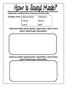 12 Best Images of Sound Energy Worksheets - Sound Waves Worksheet, Heat