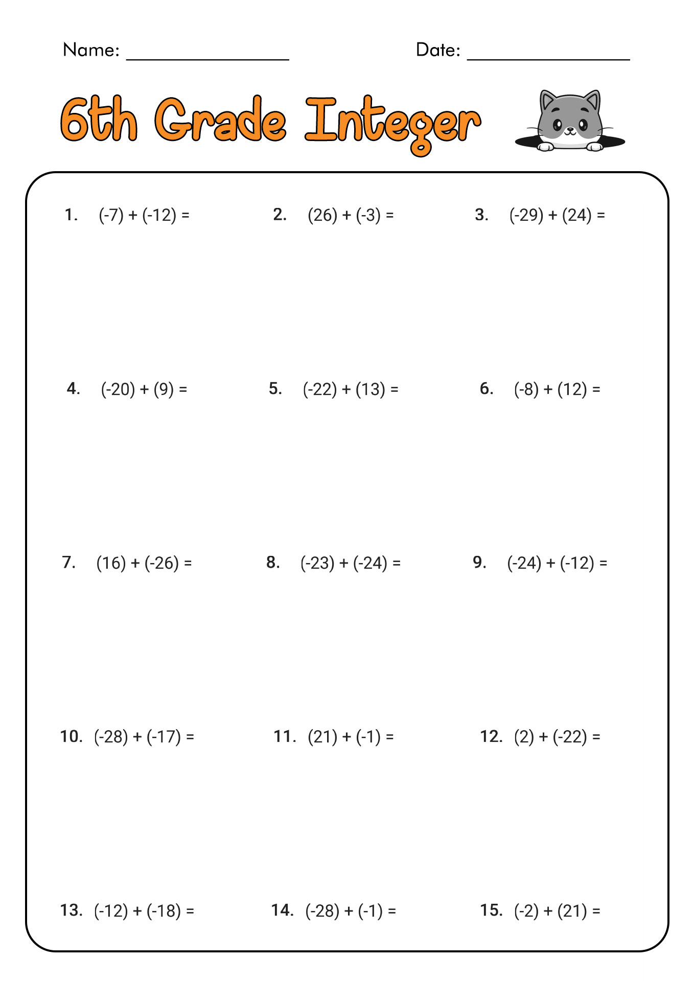 18-best-images-of-math-worksheets-integers-integers-worksheet-6th