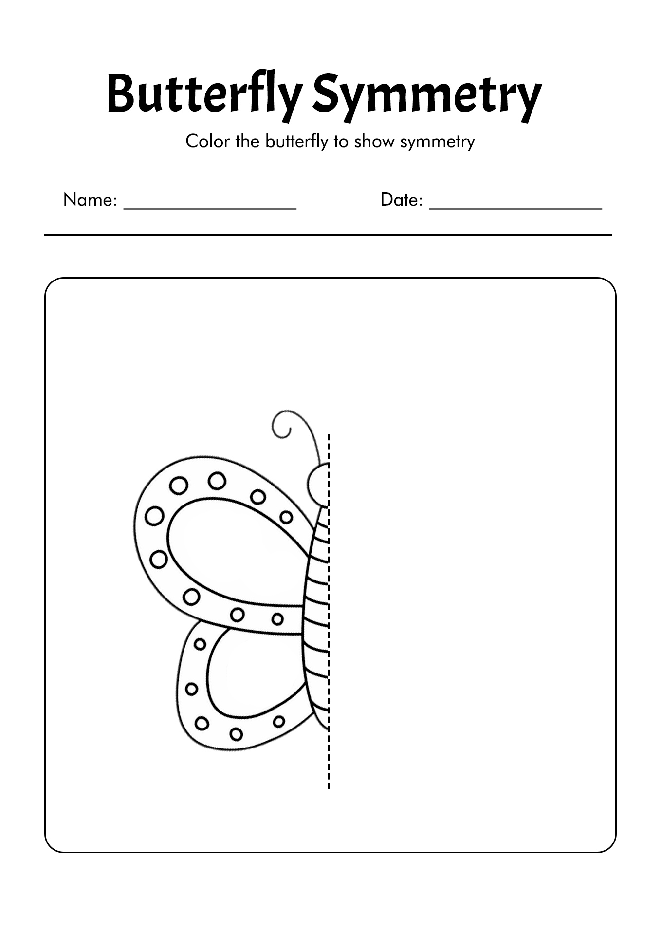 s line of symmetry coloring pages - photo #11