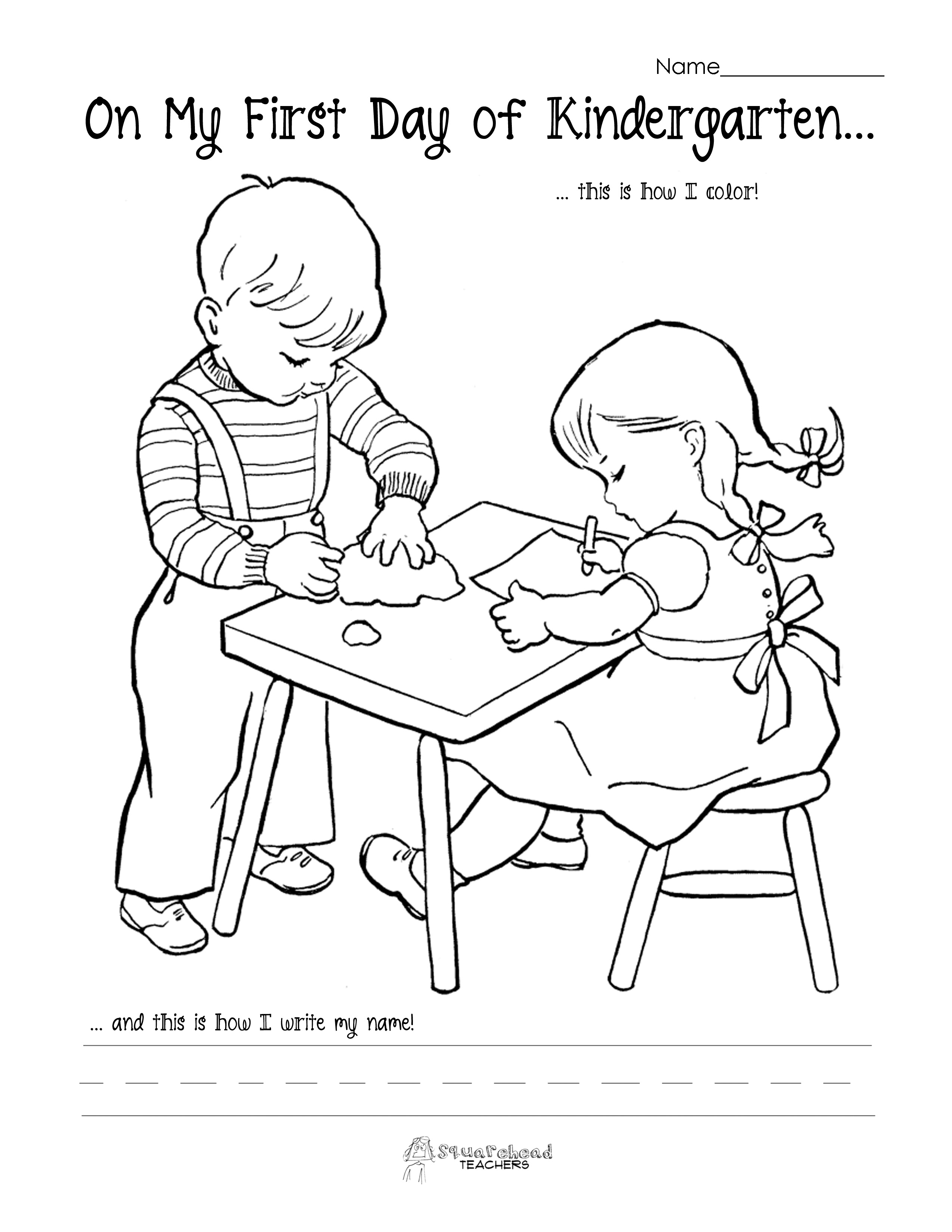 Coloring Pages Printable First Day Of School 38+ Best pictures Preschool First Day Of School Coloring Pages : Back