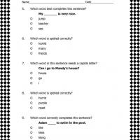  Printable Spelling Worksheets