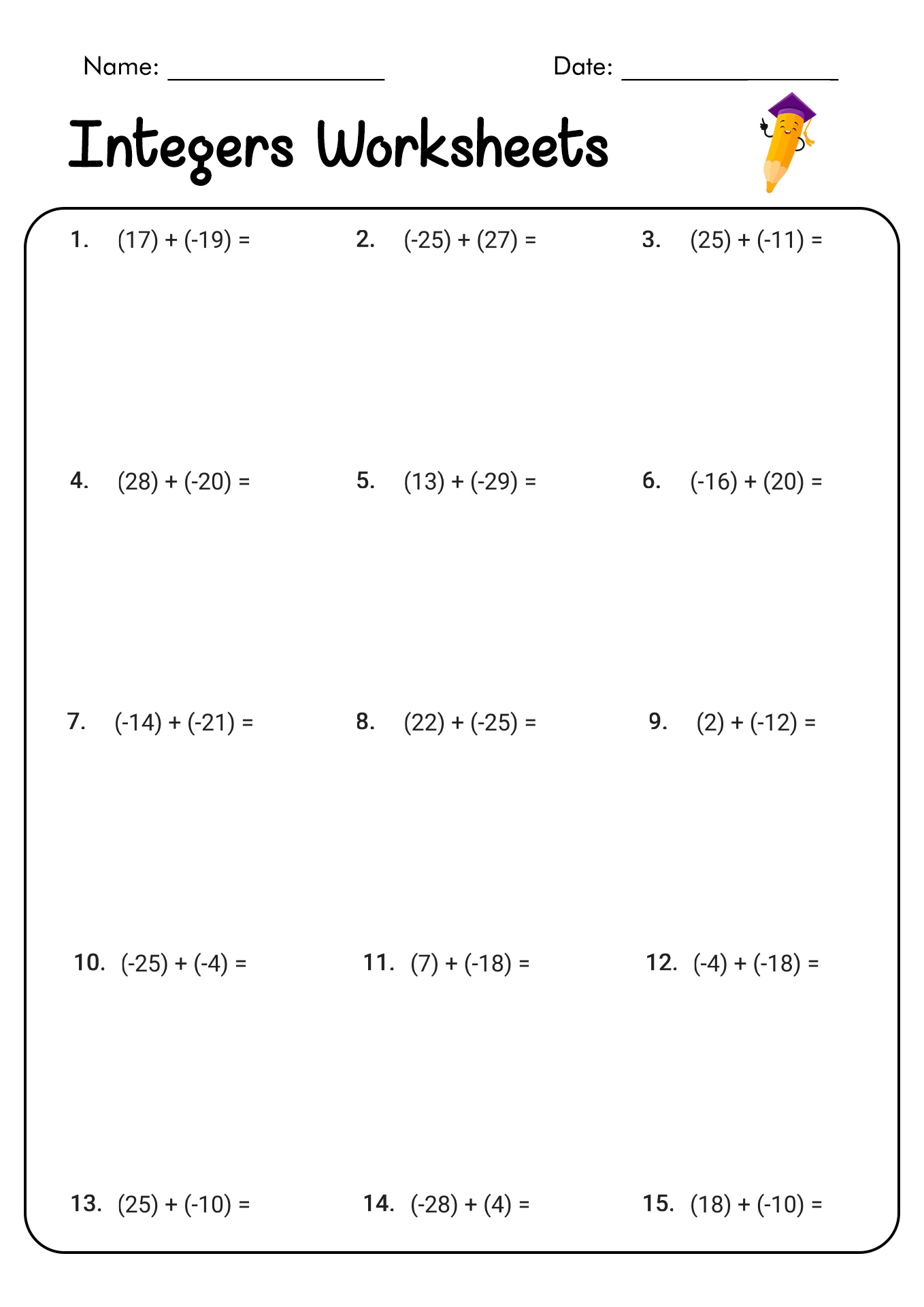 general-adding-negative-numbers-worksheet