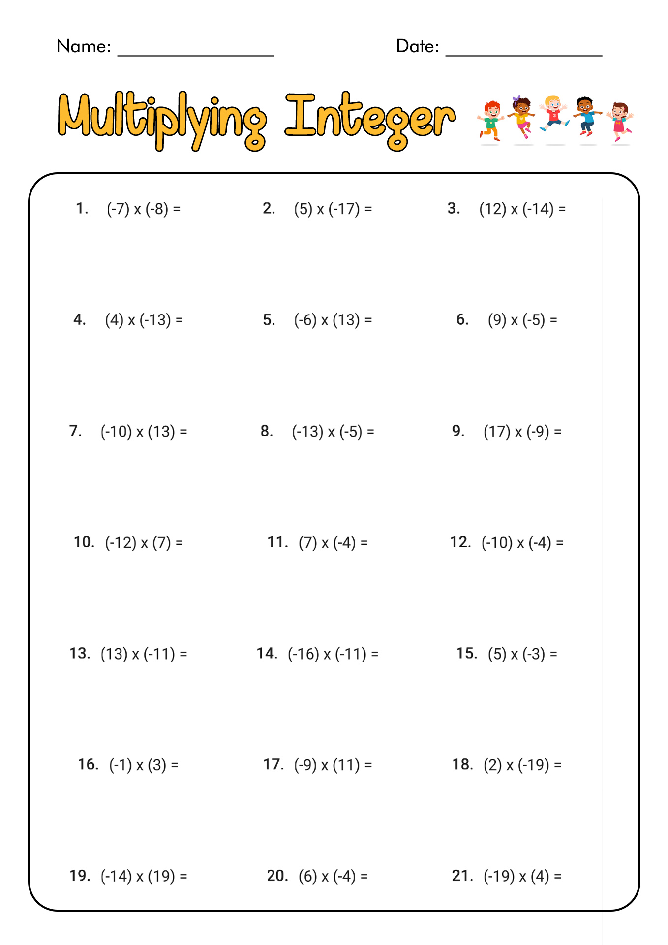 worksheet-on-multiplying-integers-multiplication-of-integers