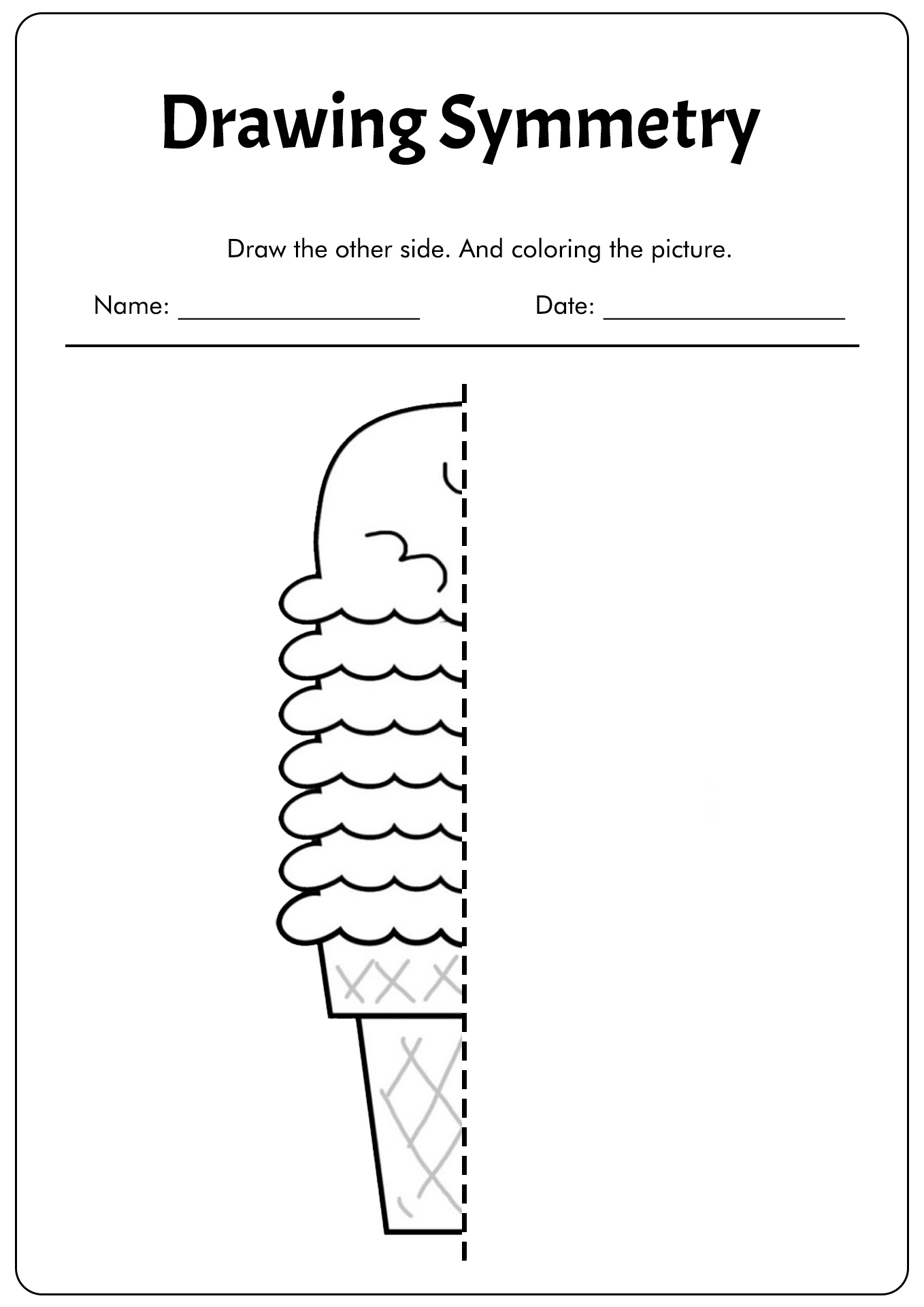 s line of symmetry coloring pages - photo #5