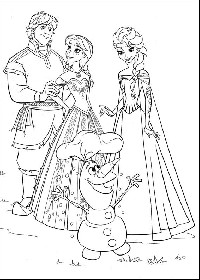 Disney Frozen Coloring Pages Printable